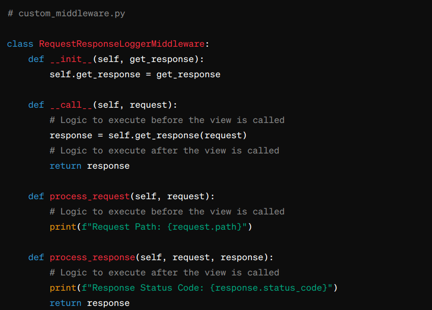 Custom Middleware In Django